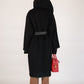 Wool cashmere jacket with hoodie