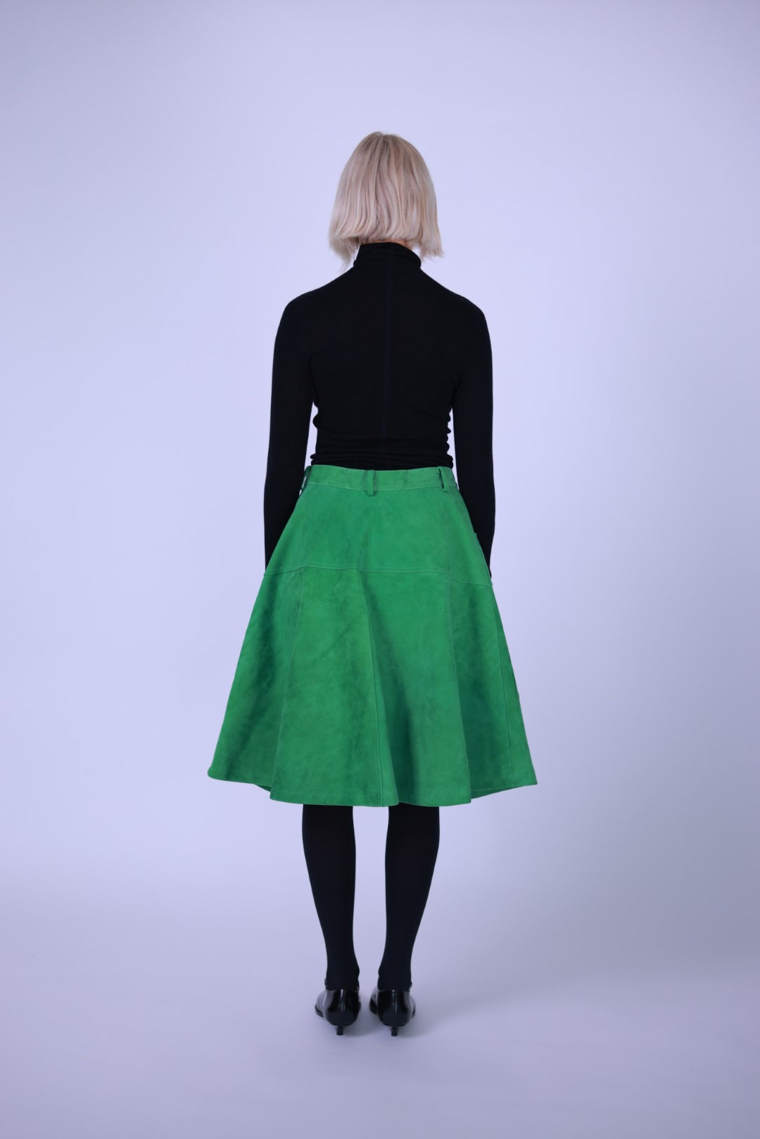 Suede skirt