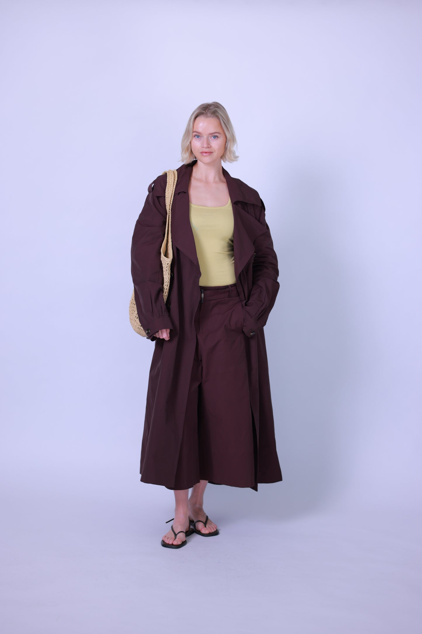 Trenchcoat yellow/brown