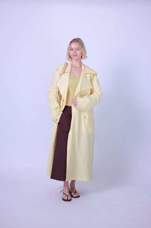 Trenchcoat yellow/brown