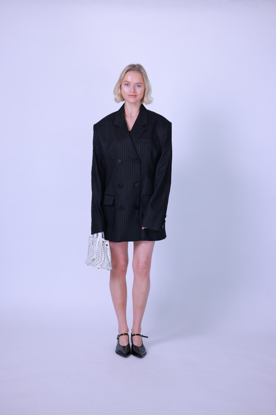 Suit jacket stripes italian linen