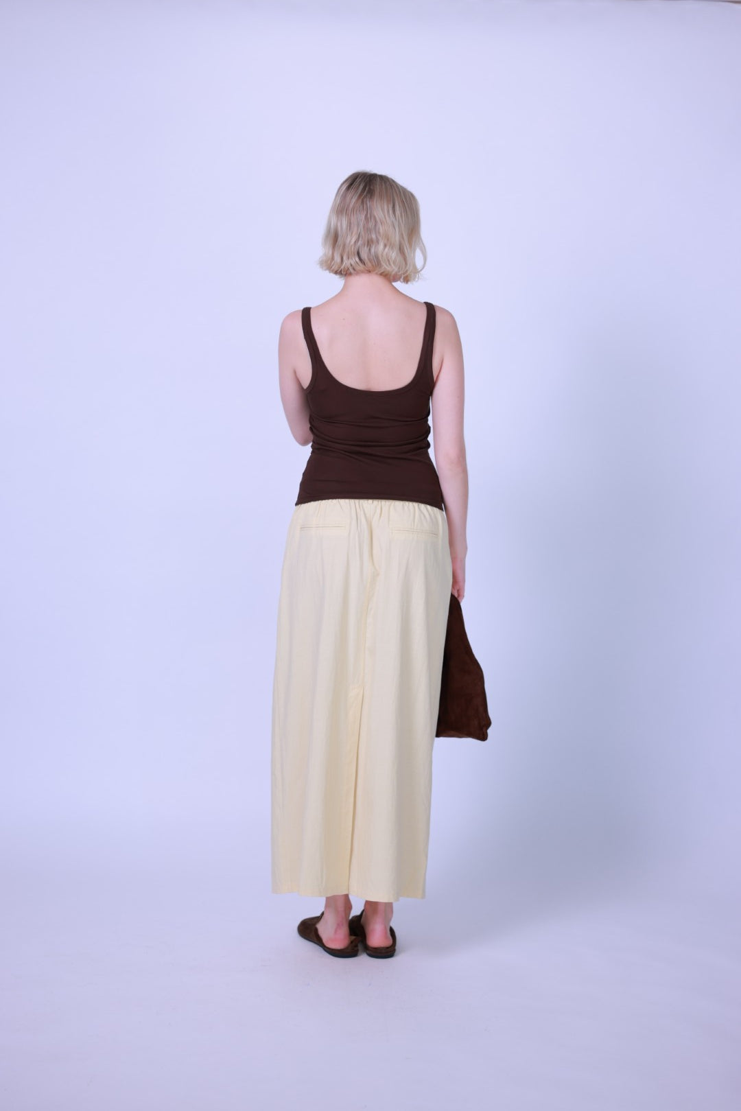 Maxi skirt tencel blend