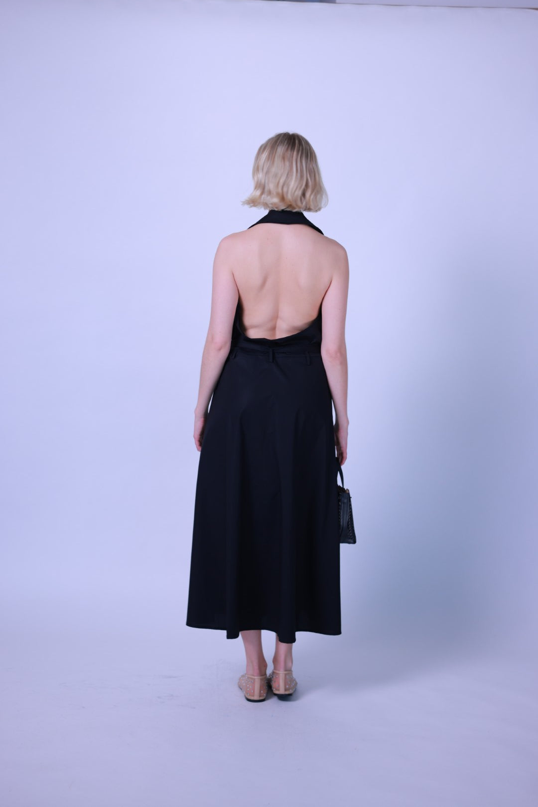 Italian Cotton Button-Up Dress