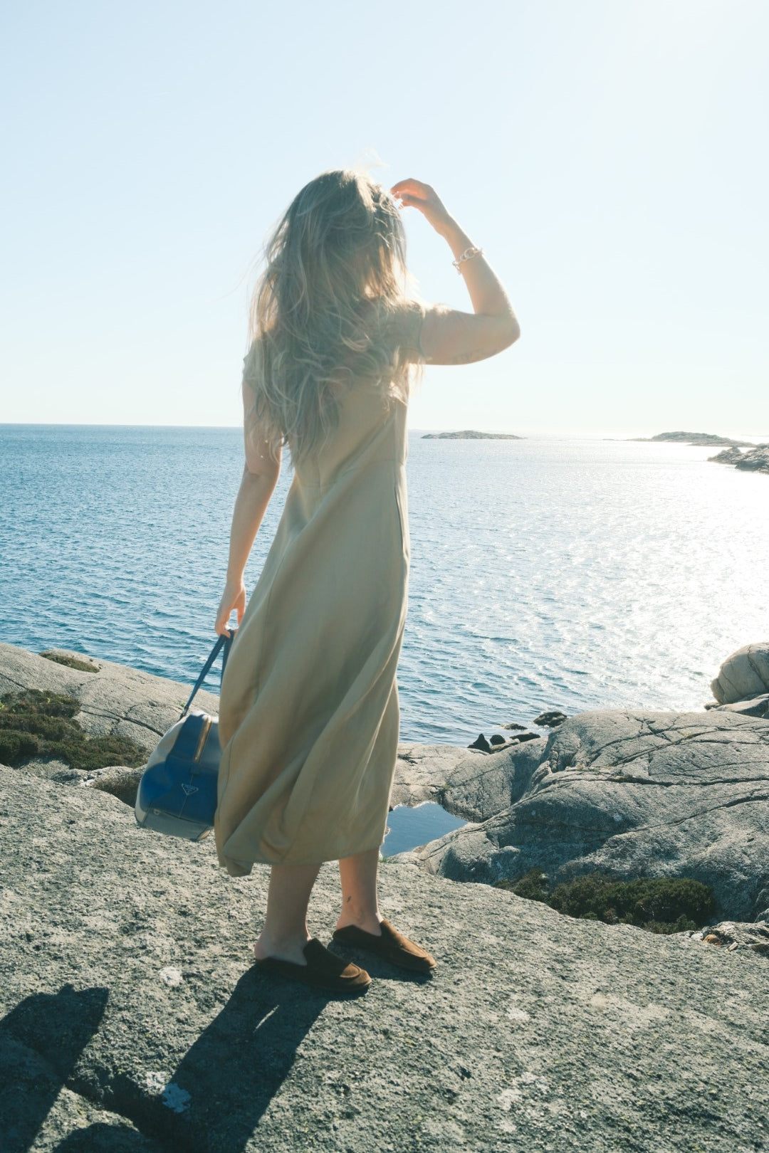 Dress linen blend