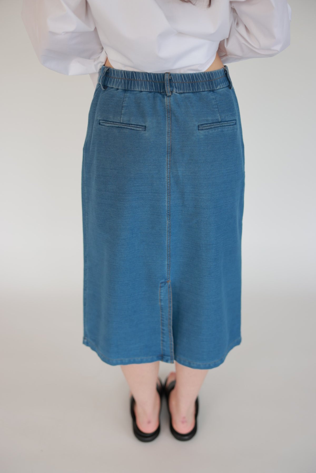 Jeans maxi skirt