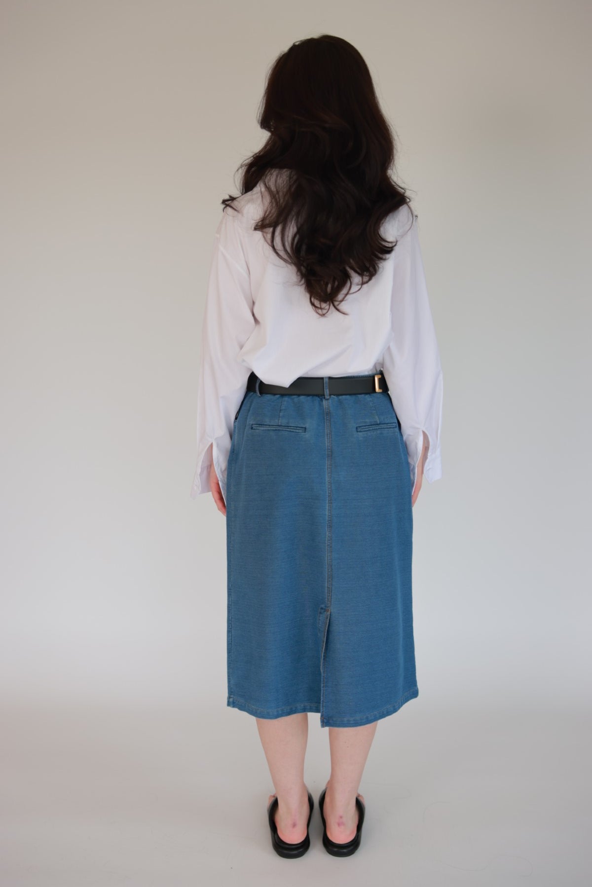 Jeans maxi skirt