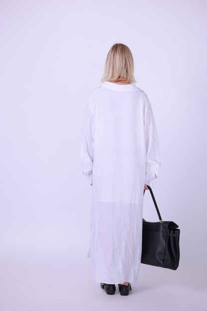 Long dress linen