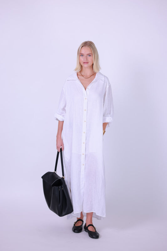 Long dress linen