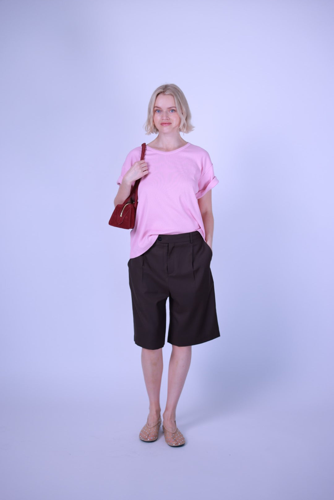 T-shirt black/pink