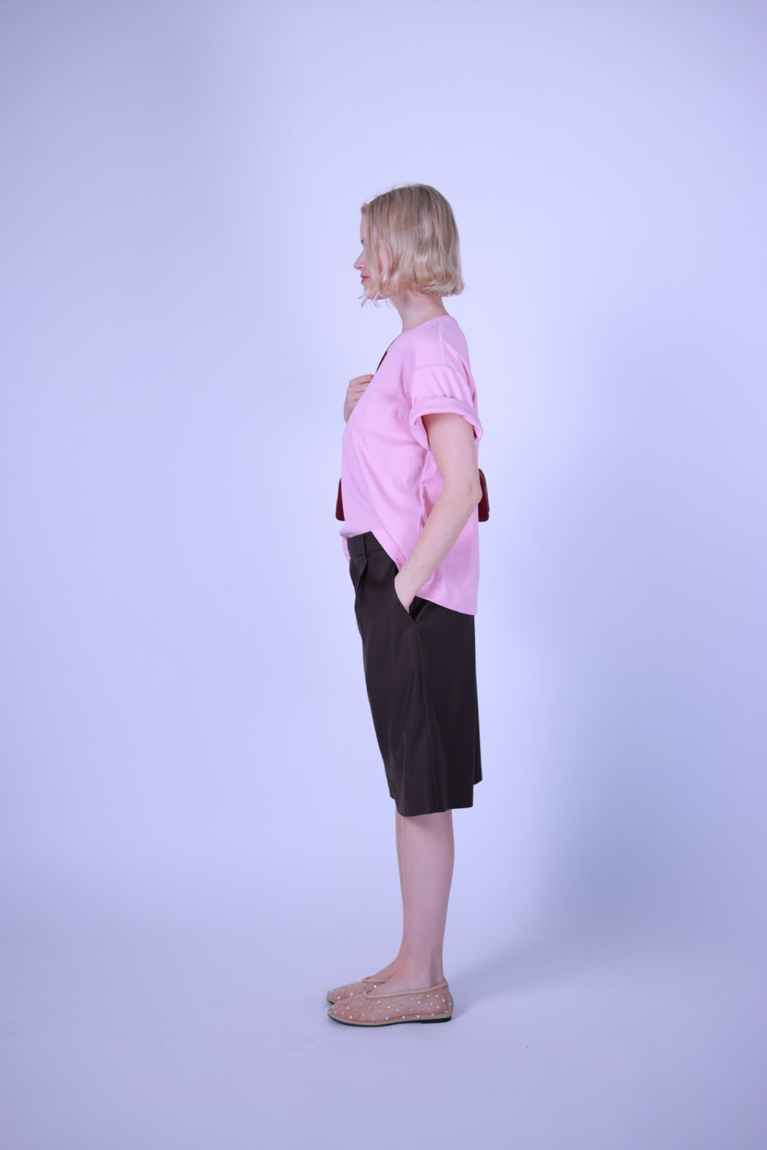 T-shirt black/pink
