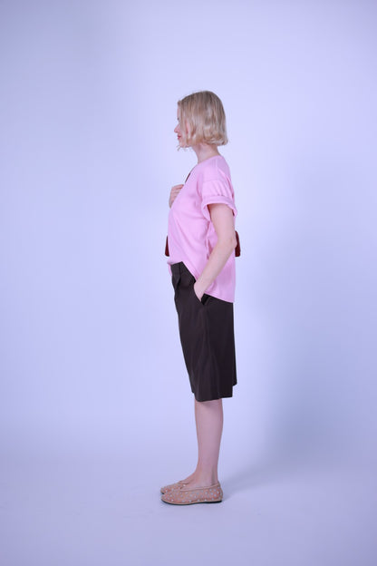 T-shirt black/pink