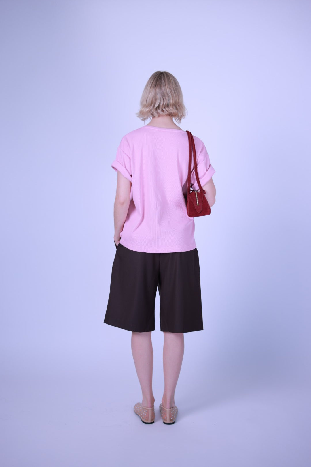 T-shirt black/pink