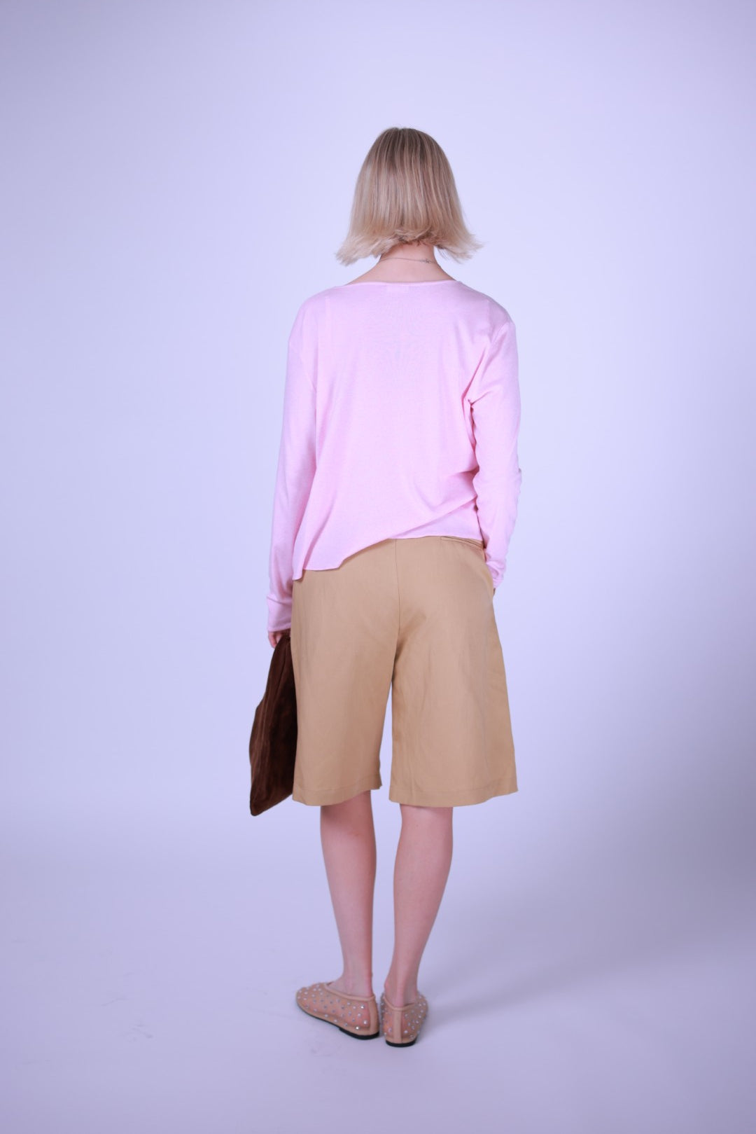 Cardigan green/pink/beige