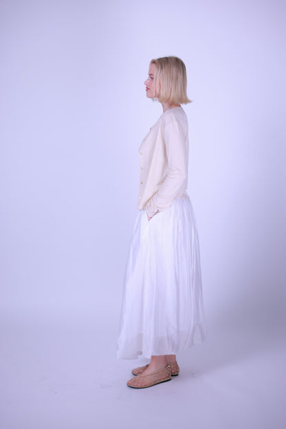Cardigan green/pink/beige