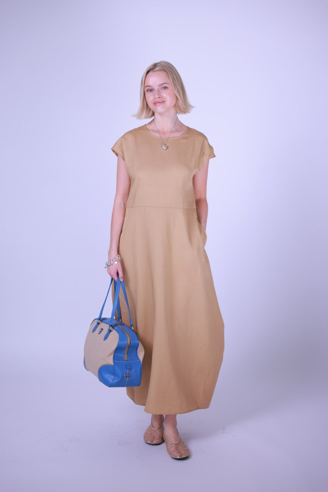 Dress linen blend