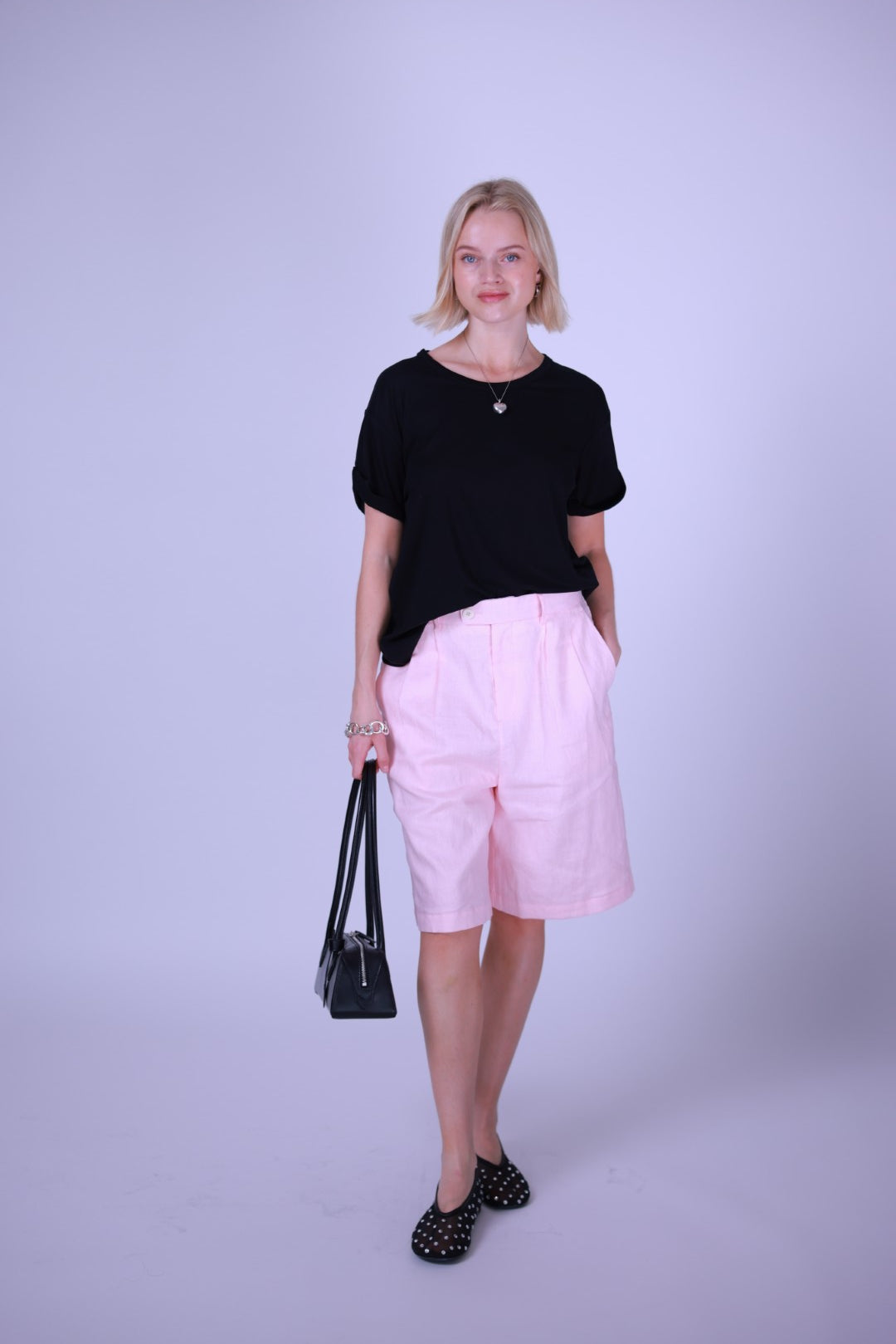 T-shirt black/pink