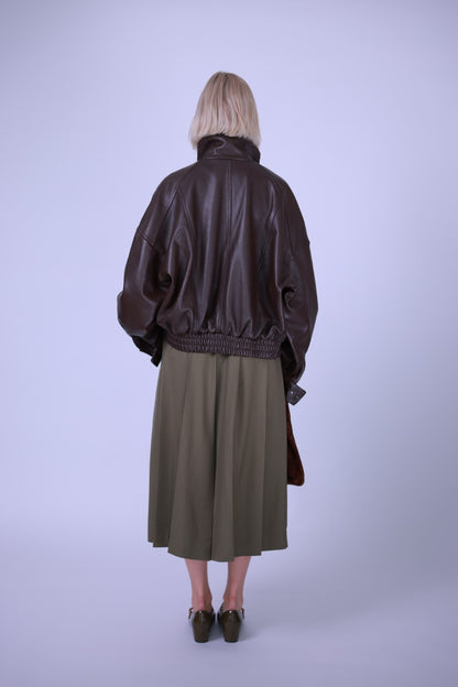 Leahter jacket Brown/Black