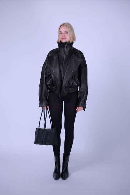 Leahter jacket Brown/Black