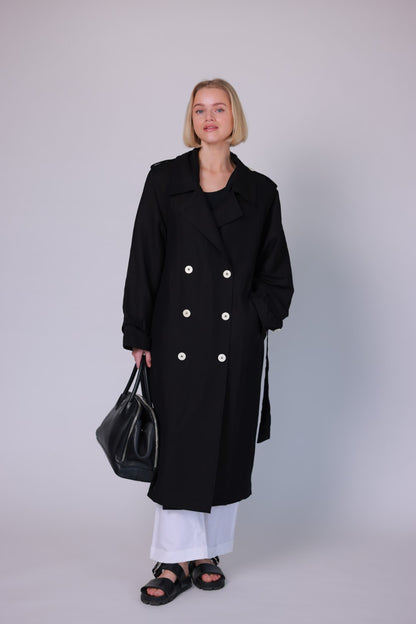 Trenchcoat black