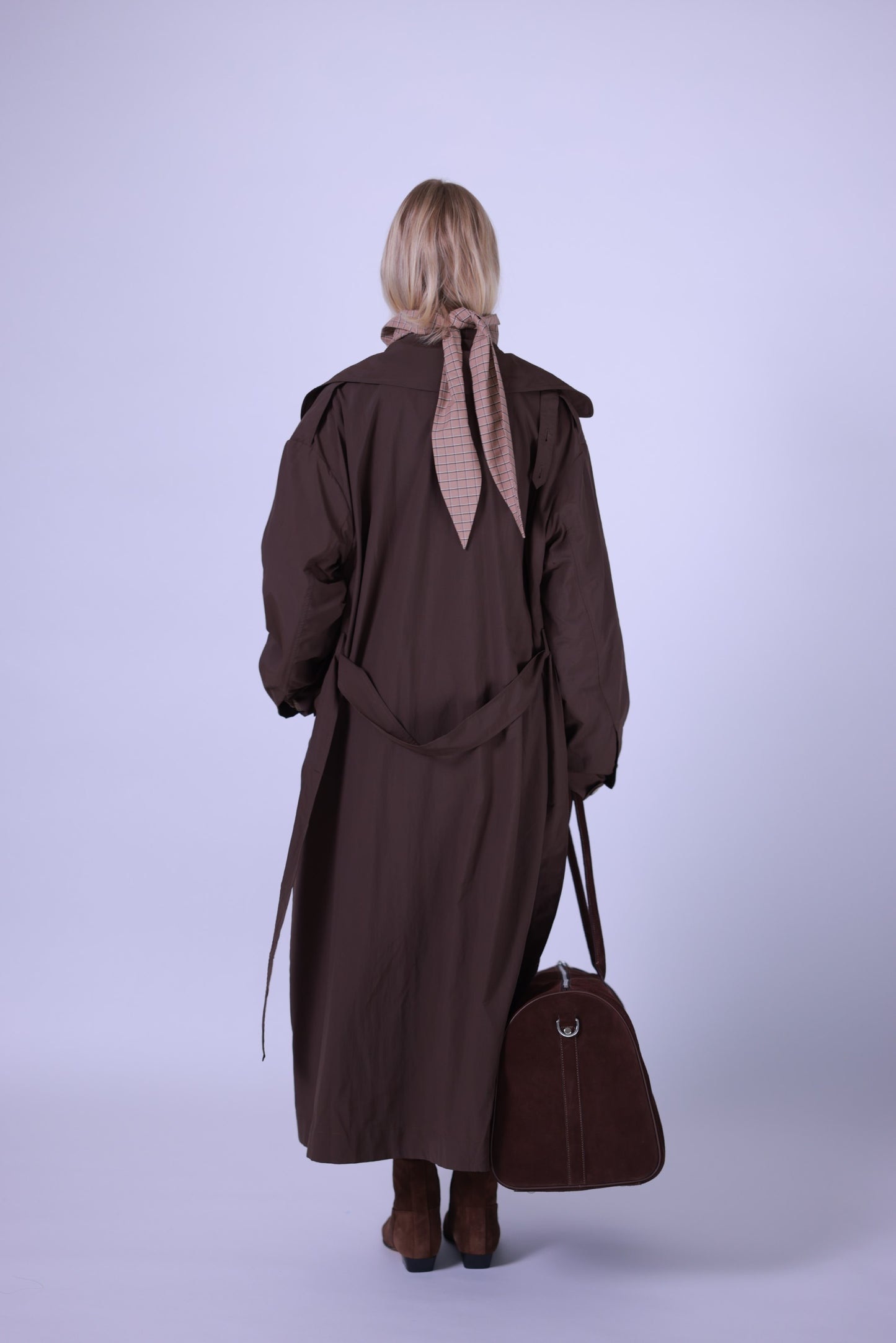 Rain coat brown/black