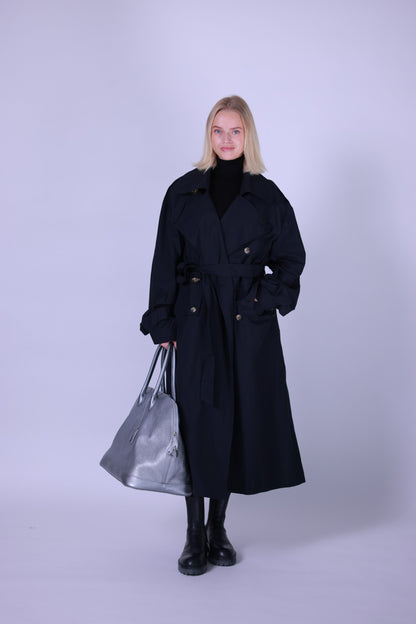 Rain coat brown/black