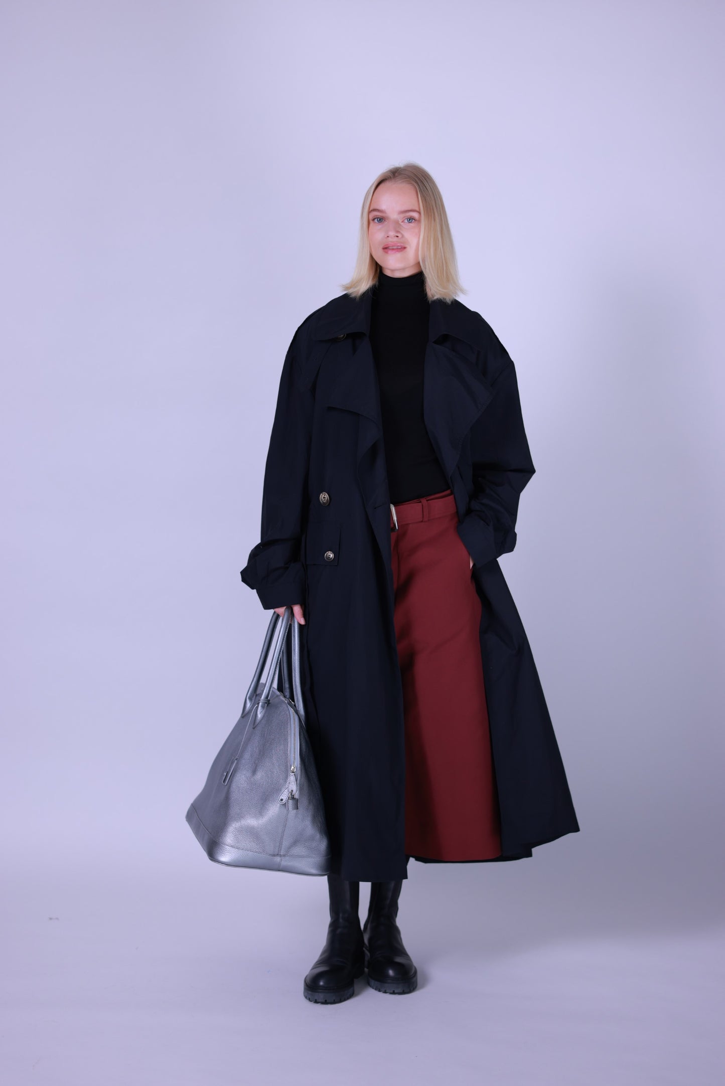 Rain coat brown/black