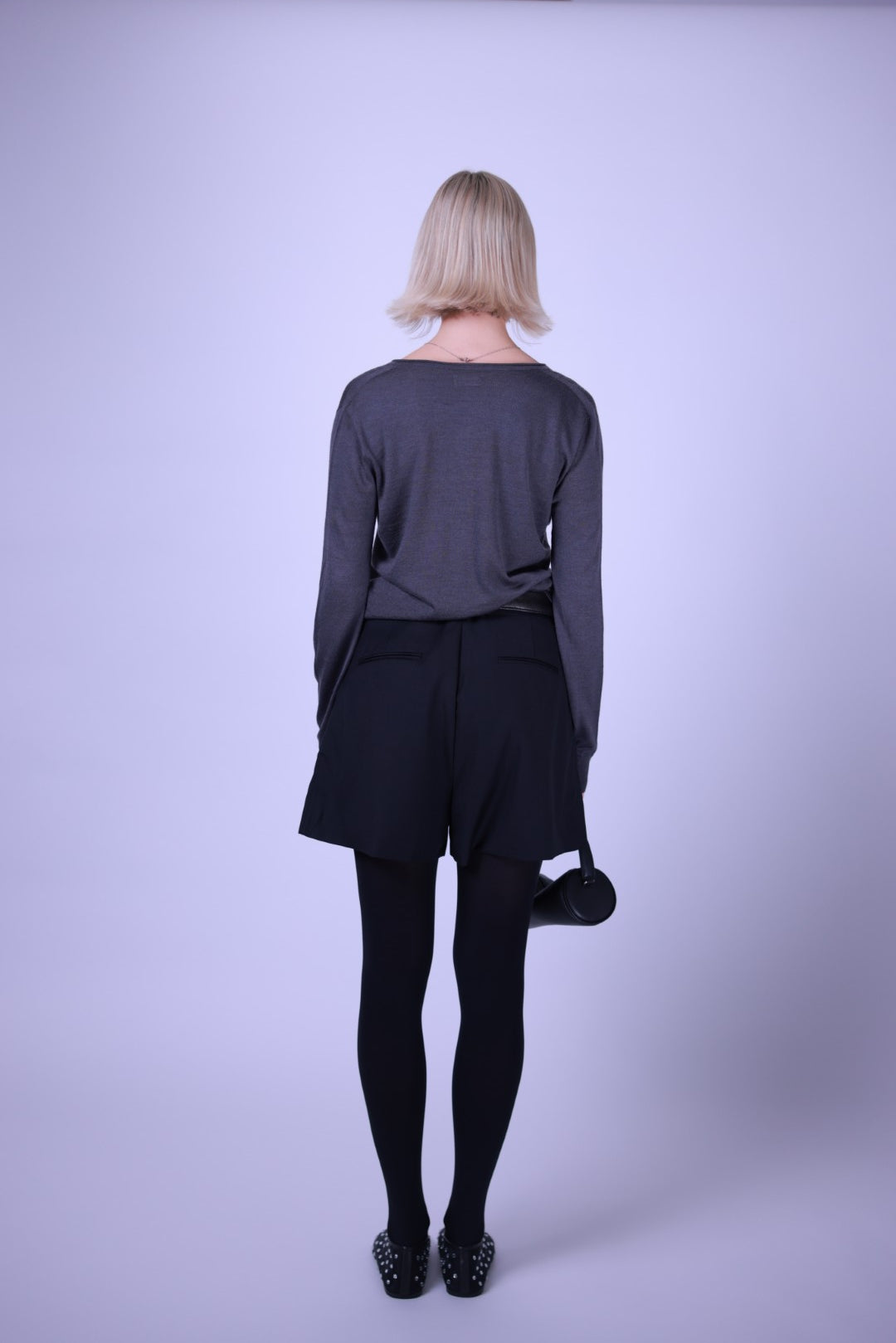 Short pants cashmere blend