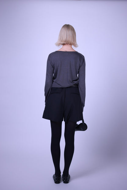 Short pants cashmere blend