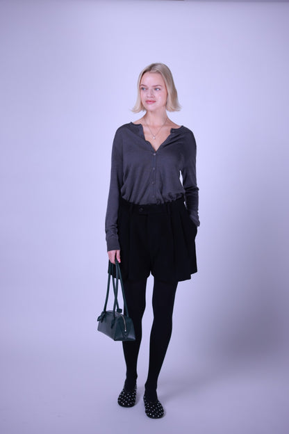 Short pants cashmere blend