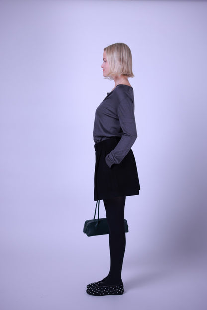 Short pants cashmere blend