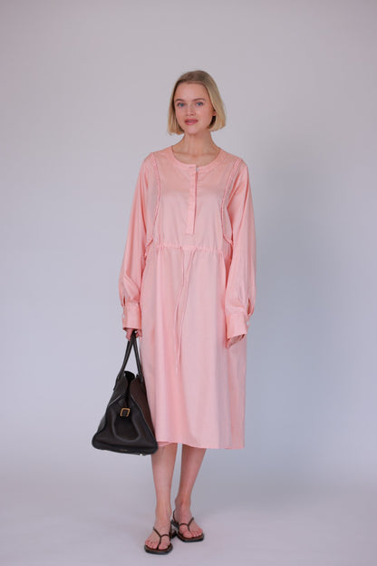 Dress peach/light blue/grey