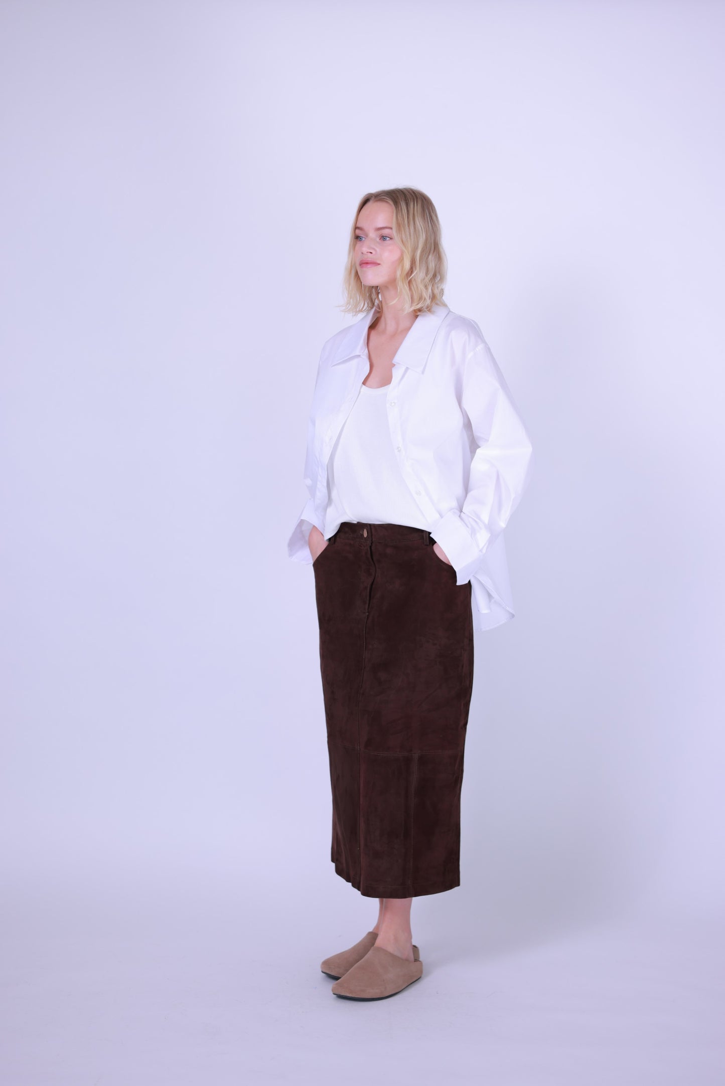 Skirt suede