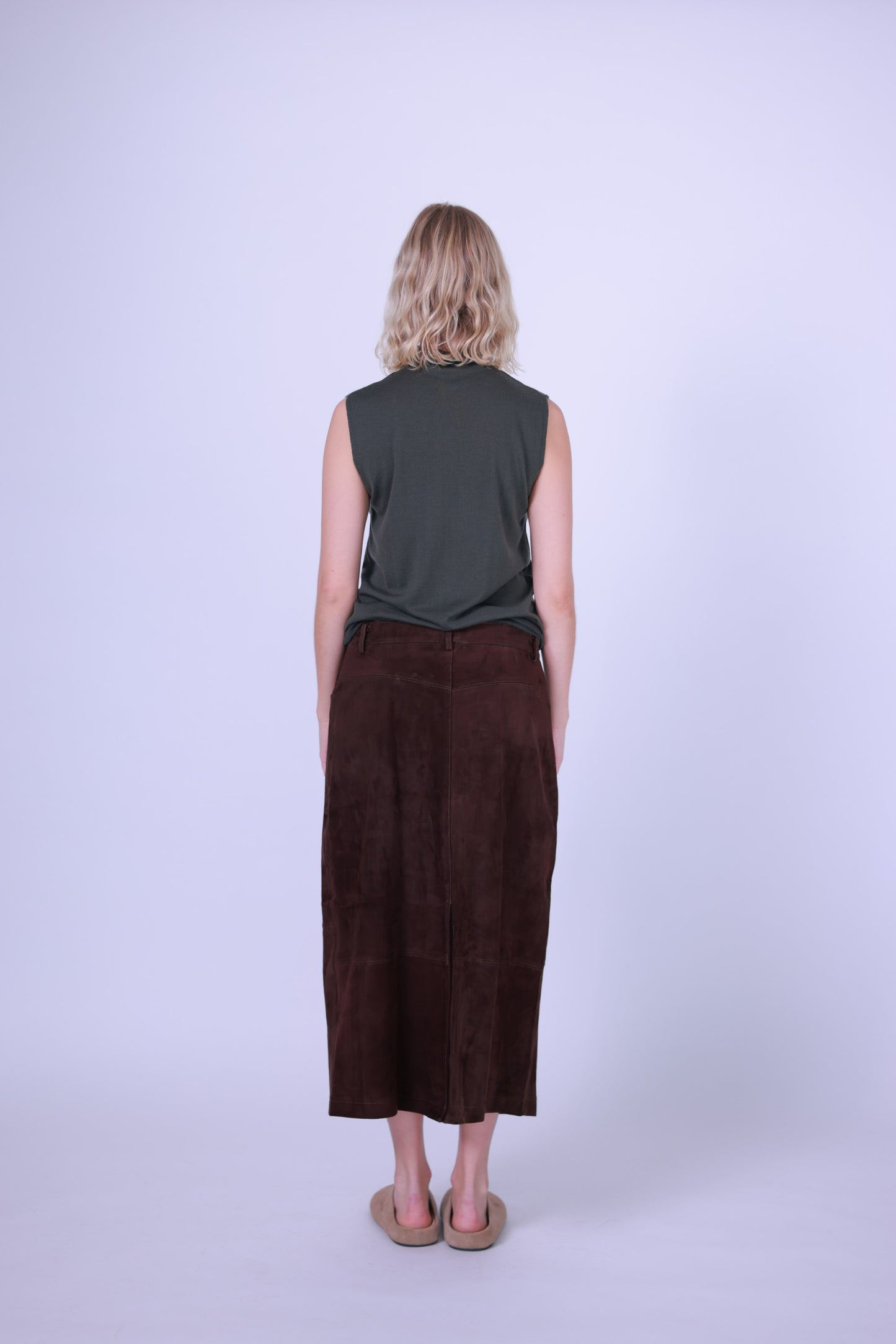 Skirt suede